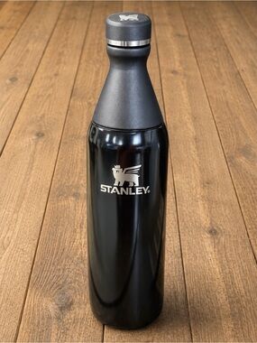 Stanley Classic 20 oz Vacuum Insulated Stainless Steel Bottle Black BPA-Free new